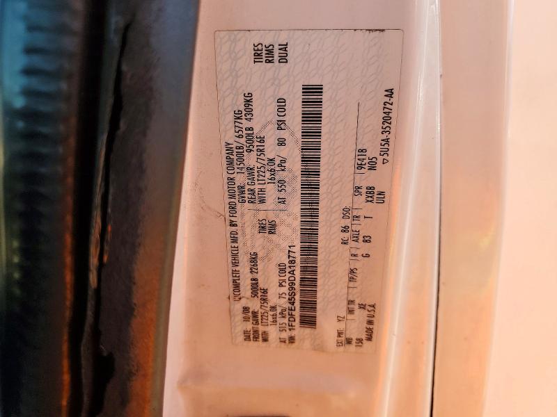 Auction sale of the 2009 Ford Econoline, vin: 1FDFE45S99DA18771, lot number: 45836226