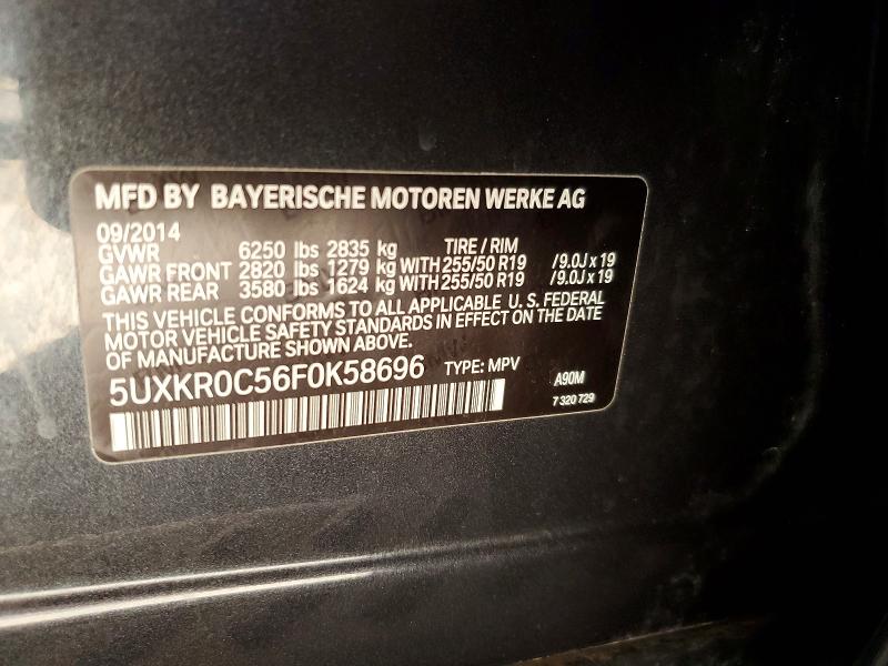 Aukcja sprzedaży 2015 Bmw X5, vin: 5UXKR0C56F0K58696, numer aukcji: 45666456