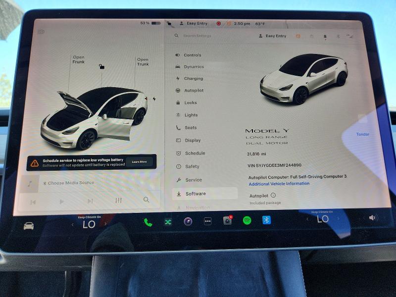 Продажа на аукционе авто 2021 Tesla Model Y, vin: 5YJYGDEE3MF244890, номер лота: 46458416