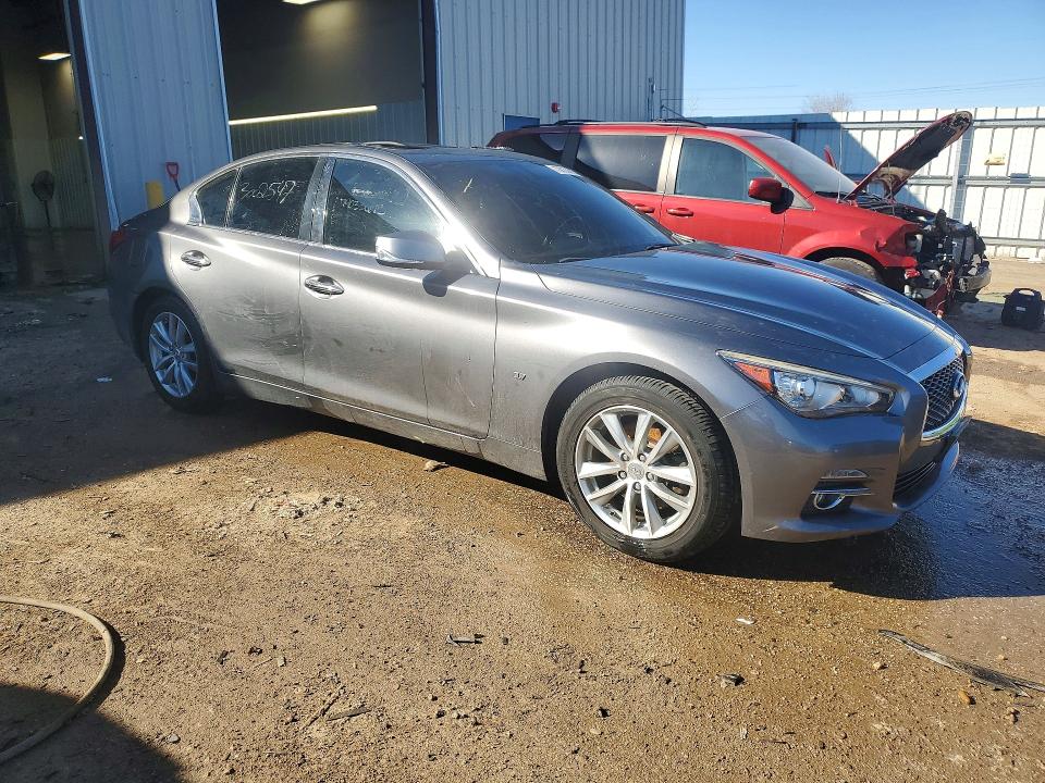 79033675 :رقم المزاد ، JN1BV7AR3FM398454 vin ، 2015 Infiniti Q50 مزاد بيع