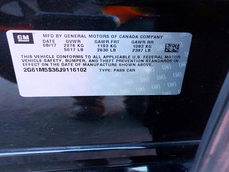 79845325 :رقم المزاد ، 2G61M5S36J9116102 vin ، 2018 Cadillac Xts مزاد بيع