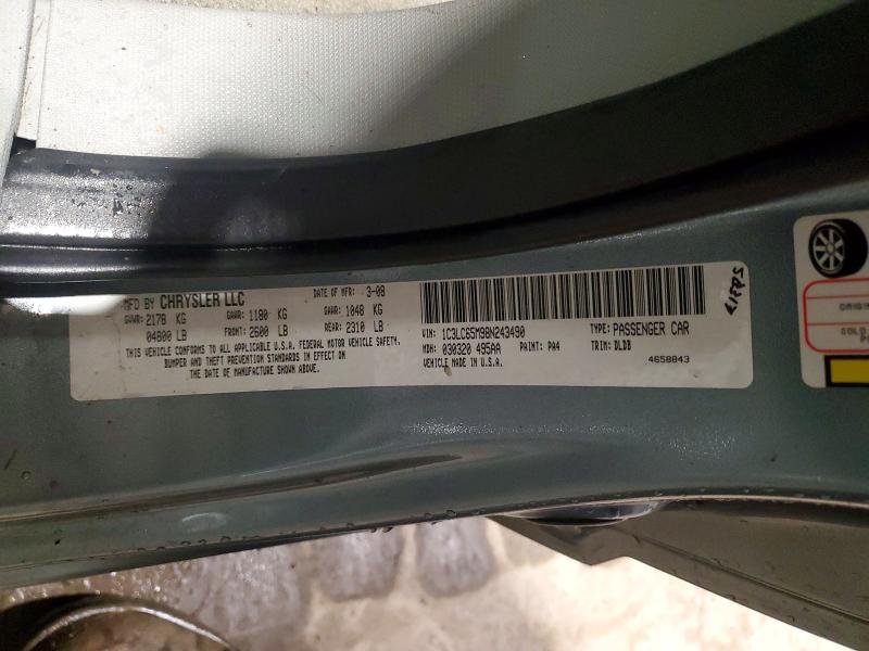 Продажа на аукционе авто 2008 Chrysler Sebring, vin: 1C3LC65M98N243490, номер лота: 79735235