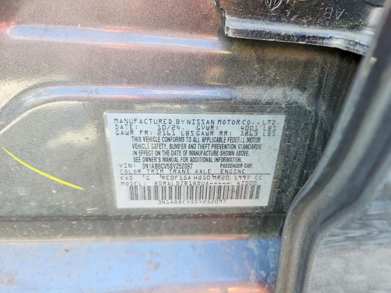 Продаж на аукціоні авто 2025 Nissan Sentra, vin: 3N1AB8CV5SY252097, номер лоту: 46068376