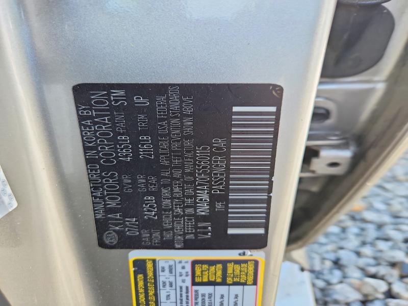 Продаж на аукціоні авто 2015 Kia Optima, vin: KNAGM4A70F5560115, номер лоту: 46564336