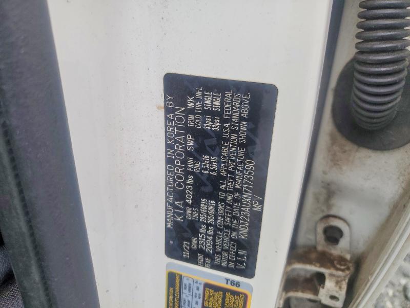 Aukcja sprzedaży 2022 Kia Soul, vin: KNDJ23AUXN7173590, numer aukcji: 46284186