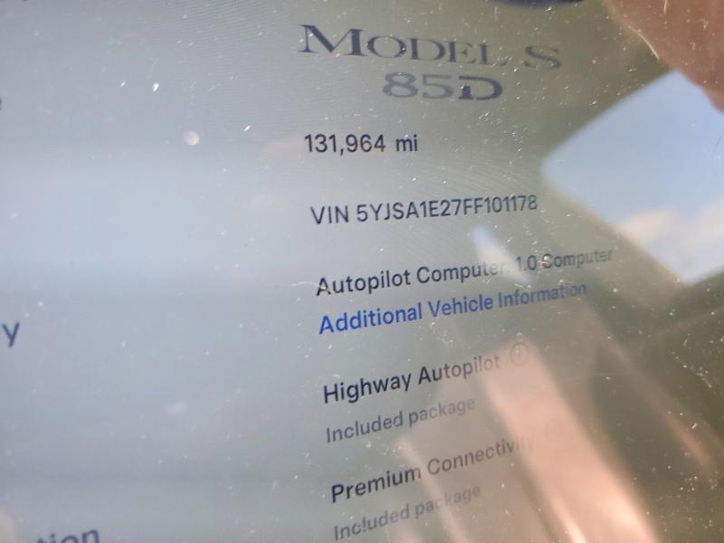 Продаж на аукціоні авто 2015 Tesla Model S, vin: 5YJSA1E27FF101178, номер лоту: 47520976