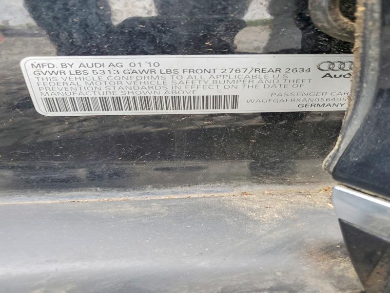Продажа на аукционе авто 2010 Audi A6, vin: WAUFGAFBXAN056405, номер лота: 47544196