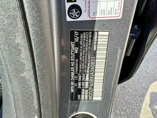Продажа на аукционе авто 2018 Mercedes-benz E, vin: WDDZF6GB8JA360831, номер лота: 41975946