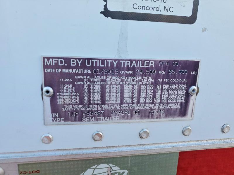 Продаж на аукціоні авто 2016 Utility Trailer Vsra Reefe, vin: 1UYVS2487GM428101, номер лоту: 45853986