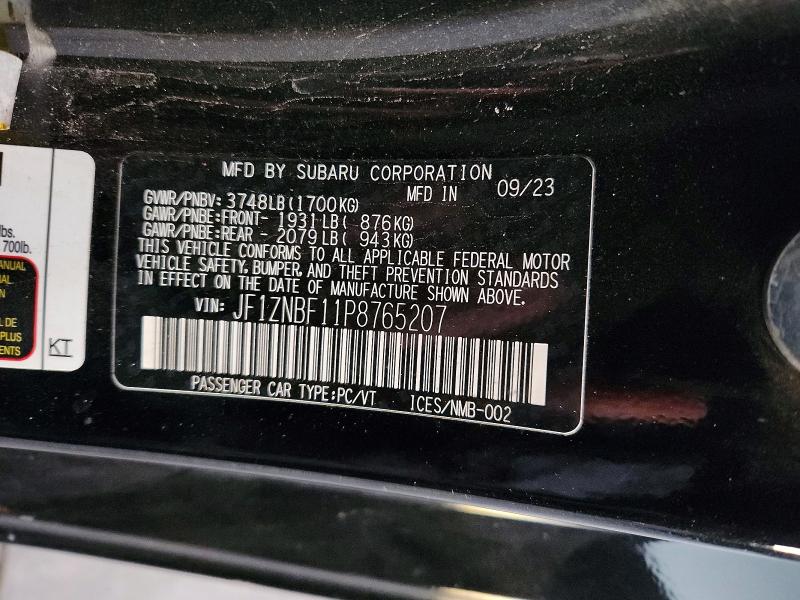45856056 :رقم المزاد ، JF1ZNBF11P8765207 vin ، 2023 Toyota Gr86 مزاد بيع