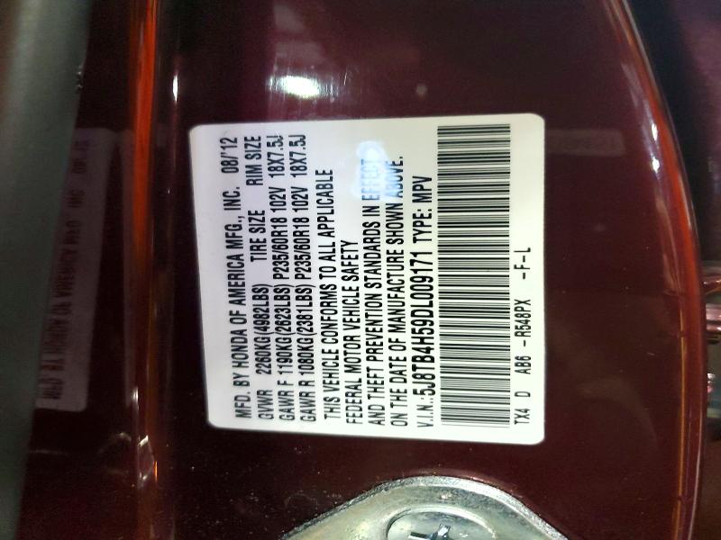 Продажа на аукционе авто 2013 Acura Rdx, vin: 5J8TB4H59DL009171, номер лота: 46590296