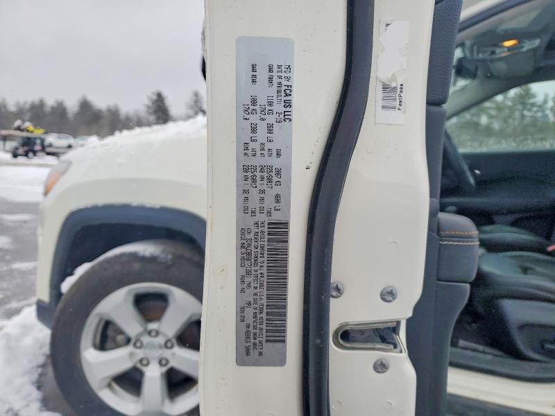 Продажа на аукционе авто 2019 Jeep Compass, vin: 3C4NJDBB6KT713581, номер лота: 46181916