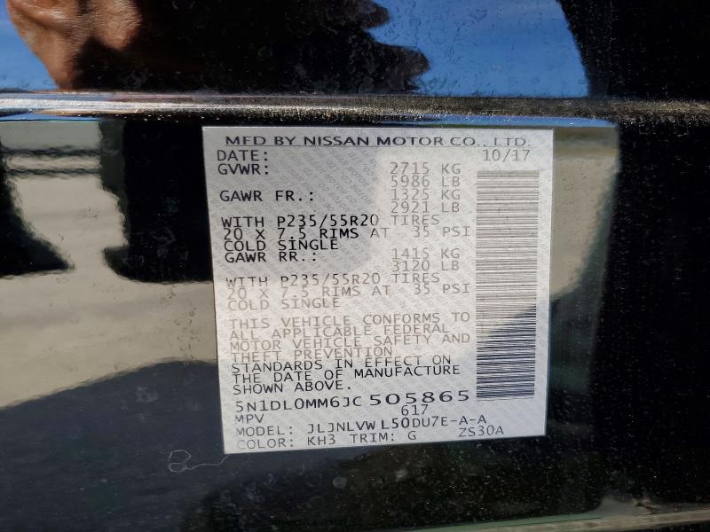 2018 Infiniti Qx60 მანქანა იყიდება აუქციონზე, vin: 5N1DL0MM6JC505865, აუქციონის ნომერი: 47257846