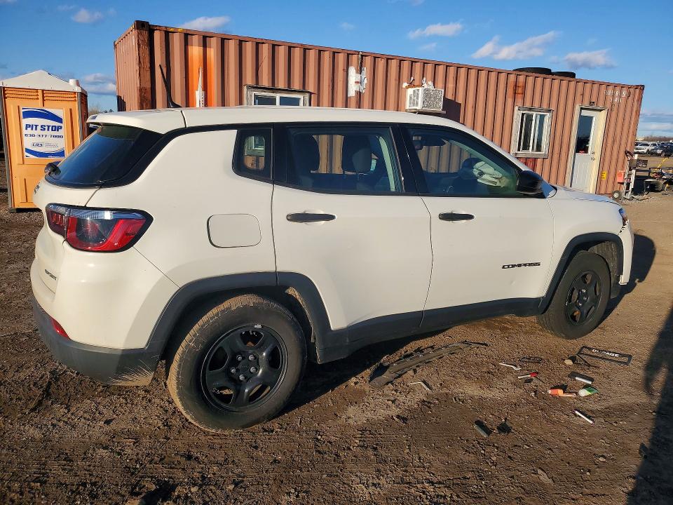 2018 Jeep Compass მანქანა იყიდება აუქციონზე, vin: 3C4NJCABXJT318832, აუქციონის ნომერი: 46046956