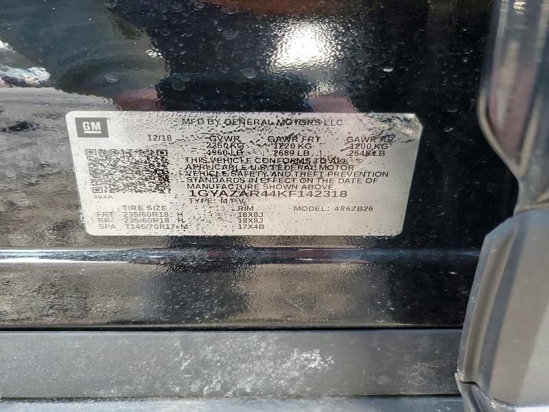 Aukcja sprzedaży 2019 Cadillac Xt4, vin: 1GYAZAR44KF142318, numer aukcji: 45469606