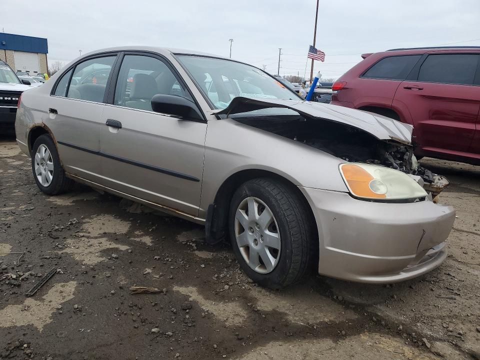 Продаж на аукціоні авто 2001 Honda Civic, vin: 2HGES16301H927652, номер лоту: 47162386