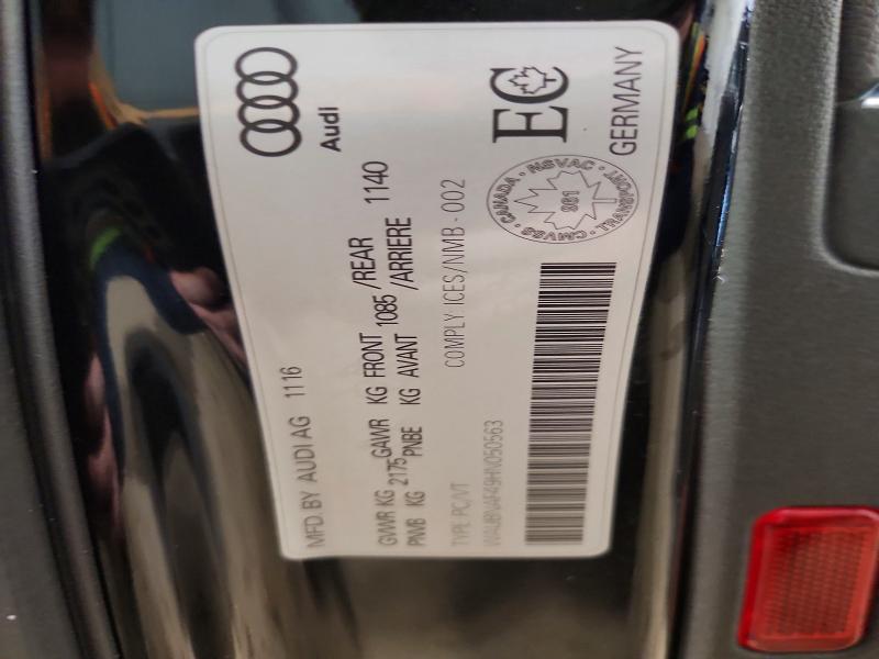 79688255 :رقم المزاد ، WAUBNAF49HN050563 vin ، 2017 Audi A4 مزاد بيع