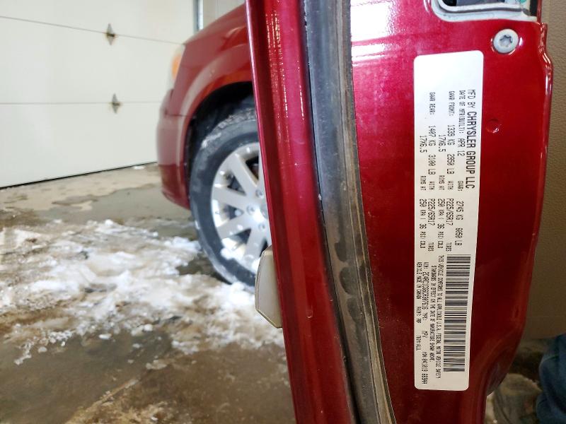 46386056 :رقم المزاد ، 2C4RC1CG6CR307616 vin ، 2012 Chrysler Town & Country مزاد بيع