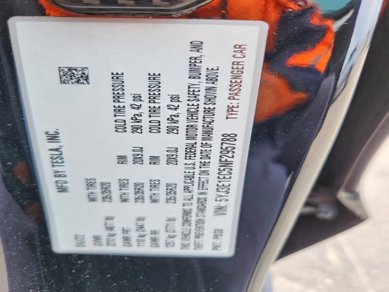 Aukcja sprzedaży 2022 Tesla Model 3, vin: 5YJ3E1EC5NF295788, numer aukcji: 46145546