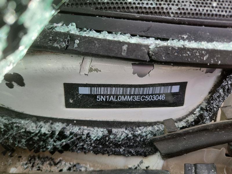2014 Infiniti Qx60 მანქანა იყიდება აუქციონზე, vin: 5N1AL0MM3EC503046, აუქციონის ნომერი: 46306476