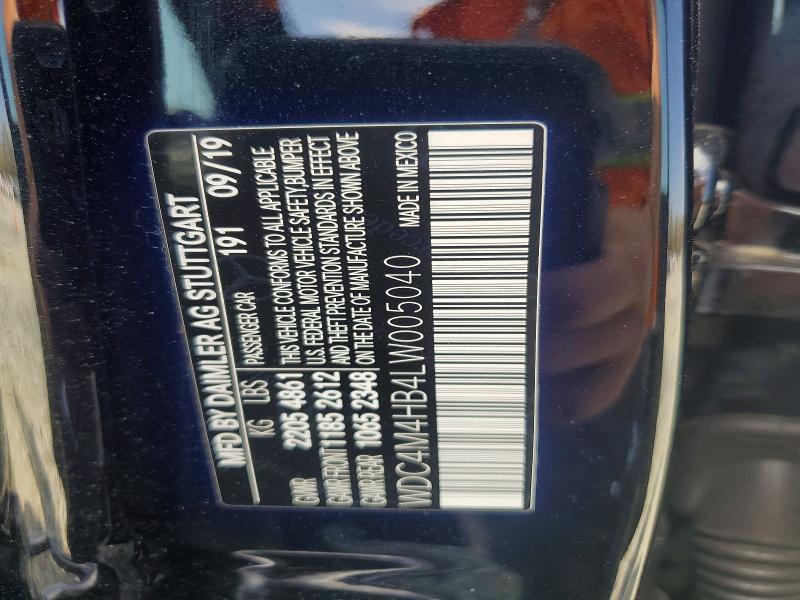 Продаж на аукціоні авто 2020 Mercedes-benz Glb, vin: WDC4M4HB4LW005040, номер лоту: 48334466