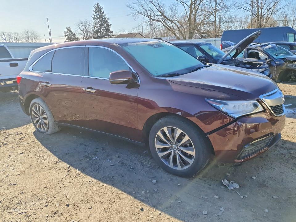 46451986 :رقم المزاد ، 5FRYD4H40GB007692 vin ، 2016 Acura Mdx مزاد بيع