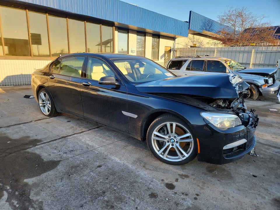 2014 Bmw 740 მანქანა იყიდება აუქციონზე, vin: WBAYE4C58ED138627, აუქციონის ნომერი: 79976715