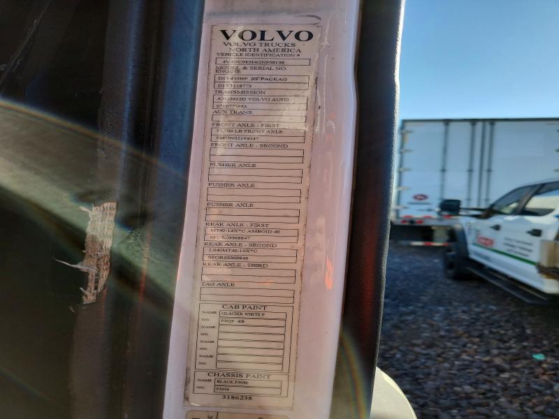 Aukcja sprzedaży 2016 Volvo Vn, vin: 4V4NC9EH4GN958138, numer aukcji: 53140396