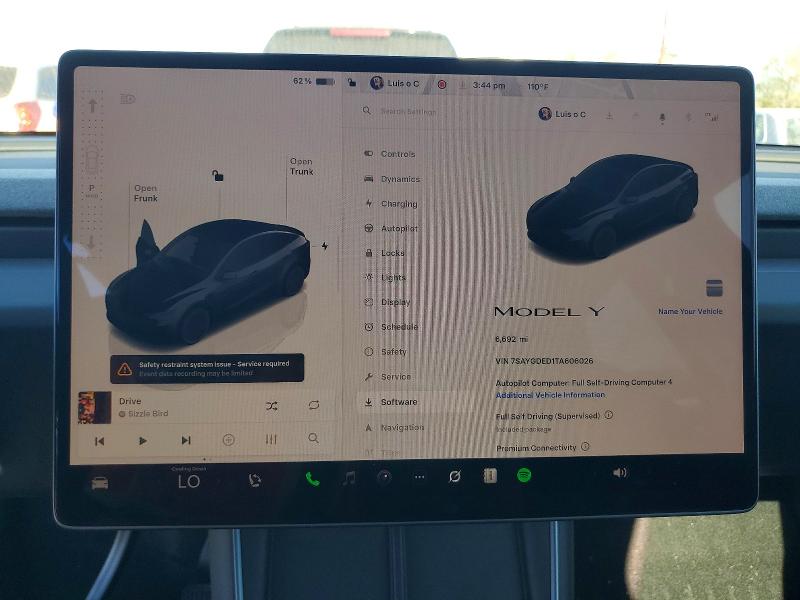 Продажа на аукционе авто 2026 Tesla Model Y, vin: 7SAYGDED1TA606026, номер лота: 46245406