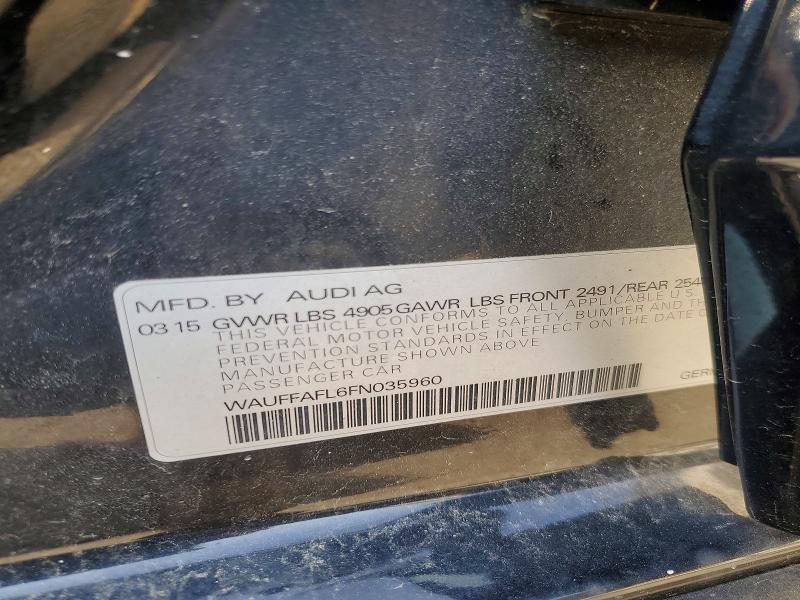 Aukcja sprzedaży 2015 Audi A4, vin: WAUFFAFL6FN035960, numer aukcji: 46860656