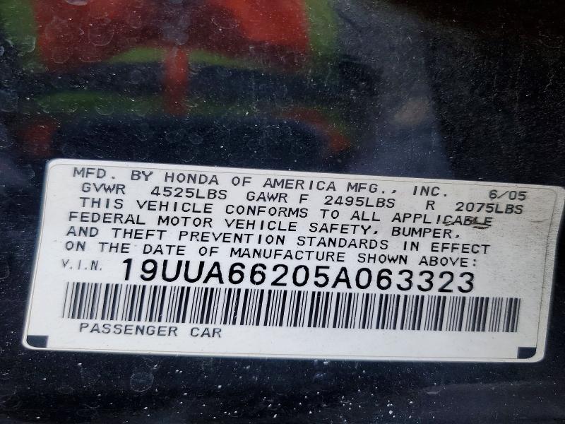 Продажа на аукционе авто 2005 Acura Tl, vin: 19UUA66205A063323, номер лота: 41986036