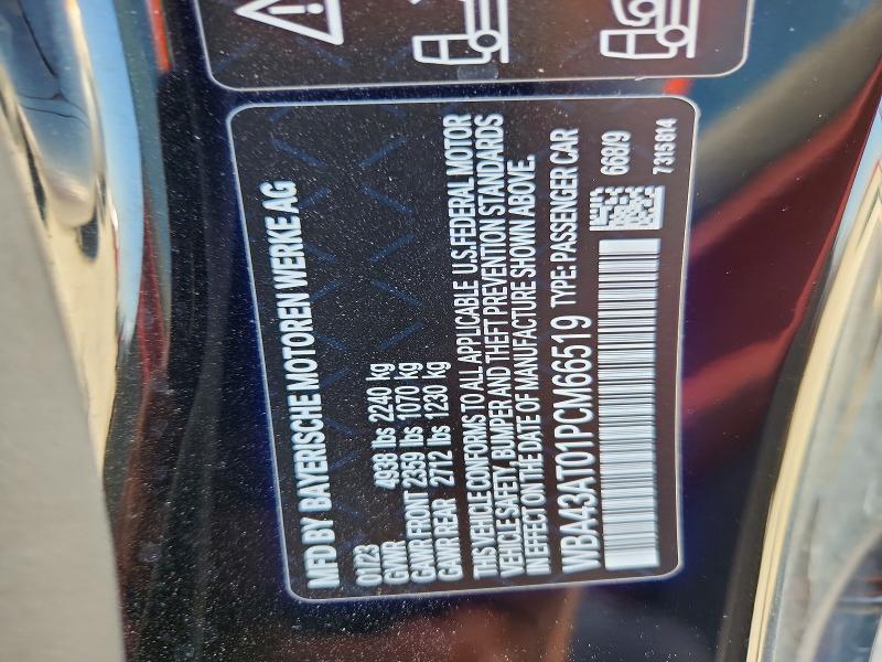 Продажа на аукционе авто 2023 Bmw 430xi, vin: WBA43AT01PCM66519, номер лота: 47909916