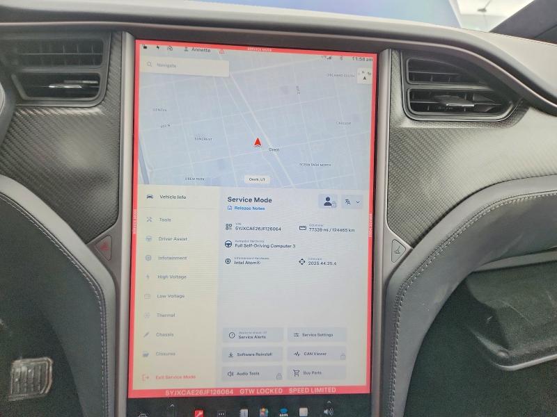 Aukcja sprzedaży 2018 Tesla Model X, vin: 5YJXCAE26JF126064, numer aukcji: 79170625