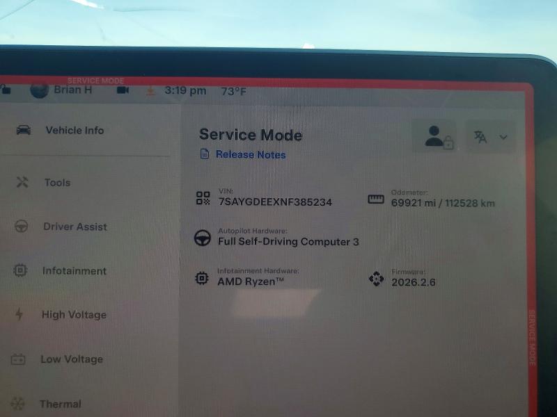 46727646 :رقم المزاد ، 7SAYGDEEXNF385234 vin ، 2022 Tesla Model Y مزاد بيع