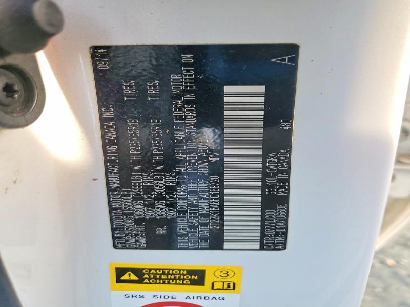 Aukcja sprzedaży 2015 Lexus Rx 350, vin: 2T2ZK1BA6FC168720, numer aukcji: 79632575