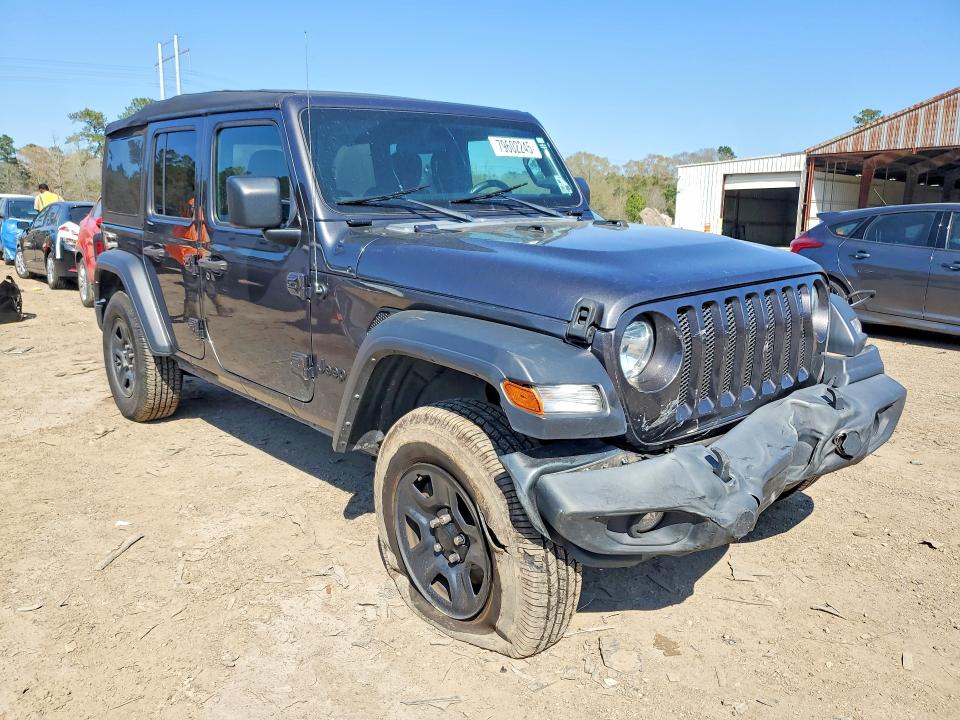 Продажа на аукционе авто 2022 Jeep Wrangler Unlimited, vin: 1C4HJXDN8NW257359, номер лота: 79602245