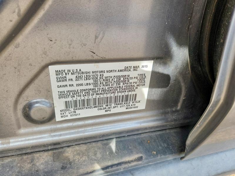 Продаж на аукціоні авто 2015 Mitsubishi Outlander Sport, vin: 4A4AR4AW5FE027431, номер лоту: 79939695