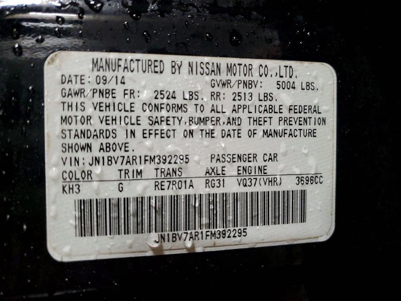 Продажа на аукционе авто 2015 Infiniti Q50, vin: JN1BV7AR1FM392295, номер лота: 41808526