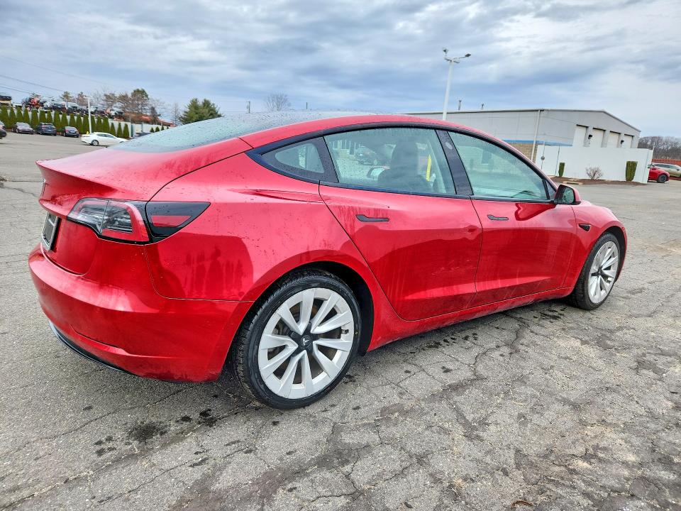 46535146 :رقم المزاد ، 5YJ3E1EA3NF289552 vin ، 2022 Tesla Model 3 مزاد بيع