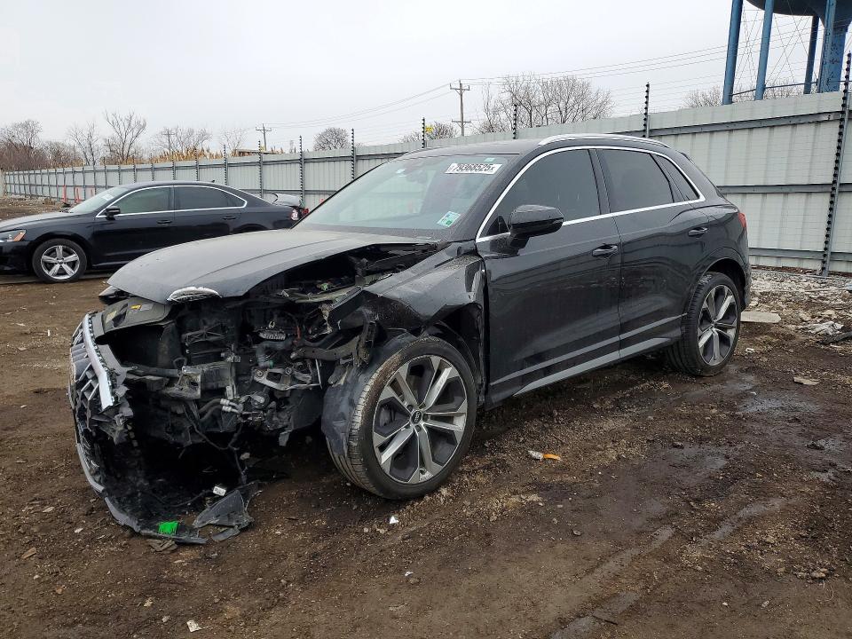 79368525 :رقم المزاد ، WA1EECF38L1086452 vin ، 2020 Audi Q3 مزاد بيع
