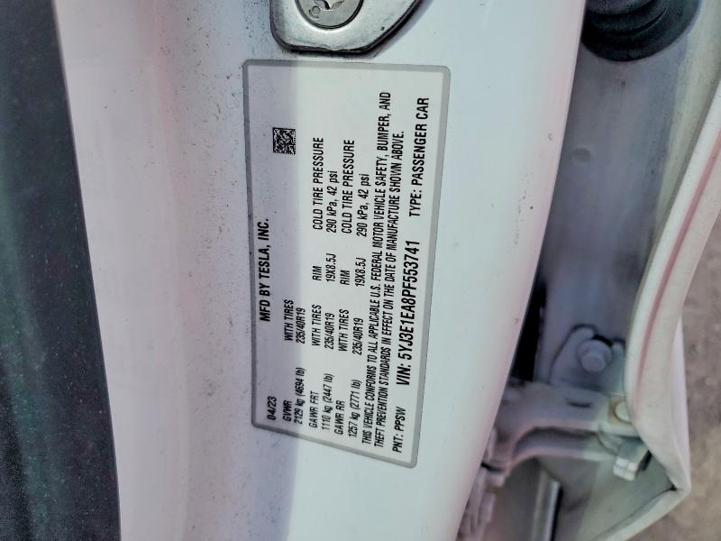 Продажа на аукционе авто 2023 Tesla Model 3, vin: 5YJ3E1EA8PF553741, номер лота: 47788816