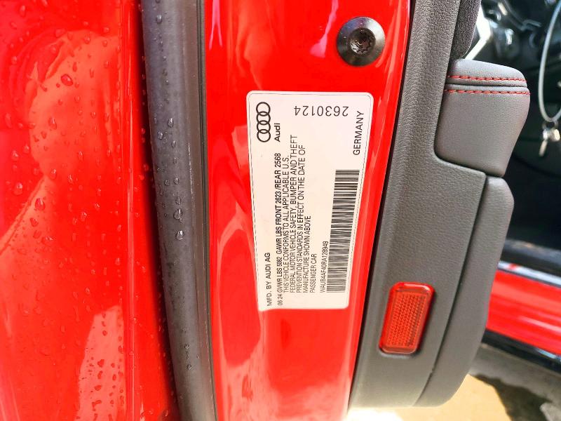 Aukcja sprzedaży 2024 Audi S4, vin: WAUB4AF40RA128949, numer aukcji: 41610836