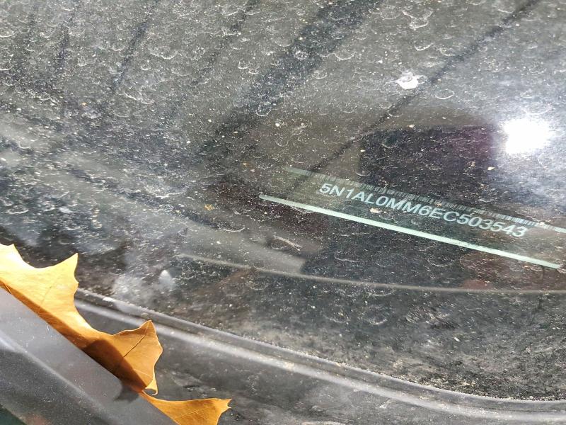 46509176 :رقم المزاد ، 5N1AL0MM6EC503543 vin ، 2014 Infiniti Qx60 مزاد بيع