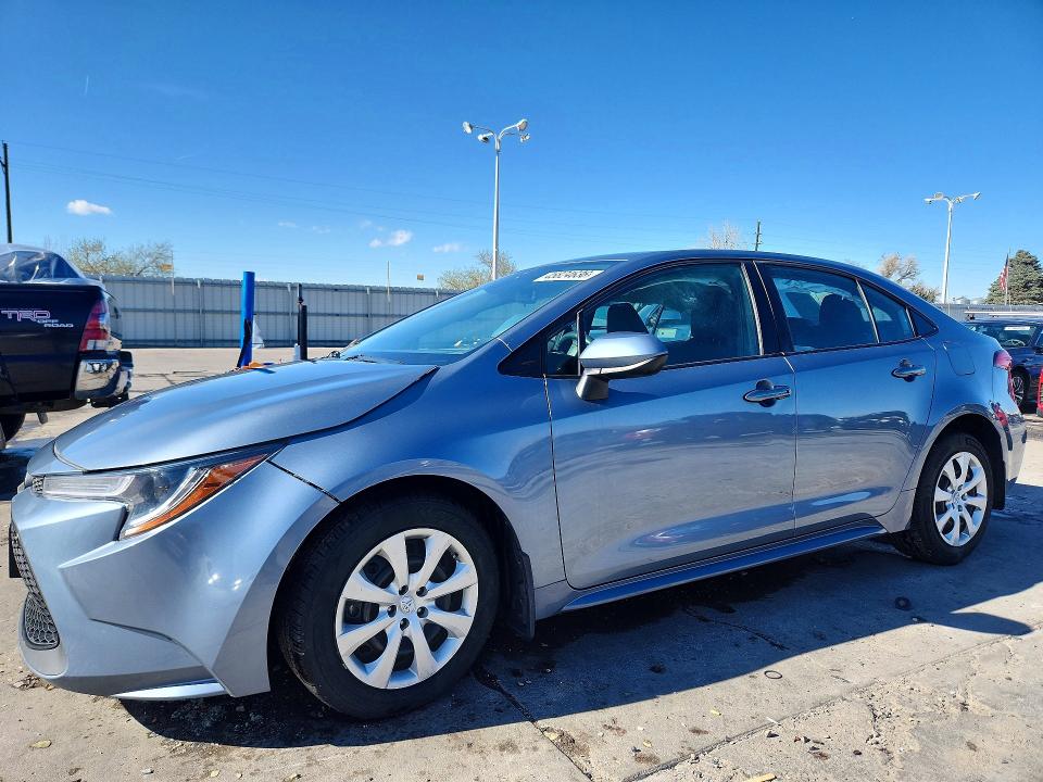 Auction sale of the 2021 Toyota Corolla, vin: 5YFEPMAE3MP219808, lot number: 45824636