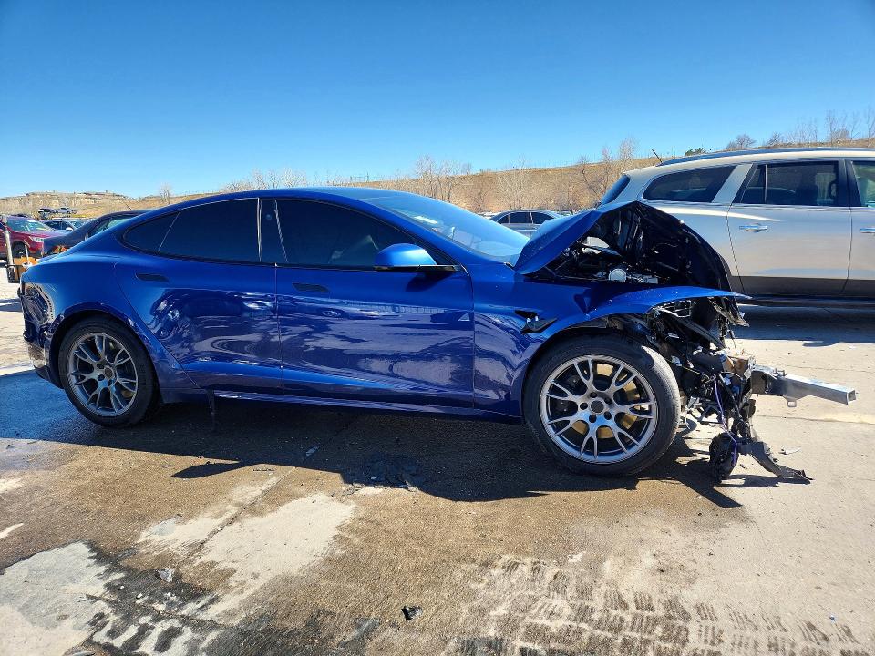 2022 Tesla Model S მანქანა იყიდება აუქციონზე, vin: 5YJSA1E57NF478828, აუქციონის ნომერი: 45596776