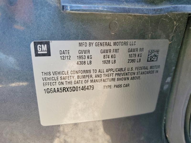 Продаж на аукціоні авто 2013 Cadillac Ats, vin: 1G6AA5RX5D0146479, номер лоту: 46992416