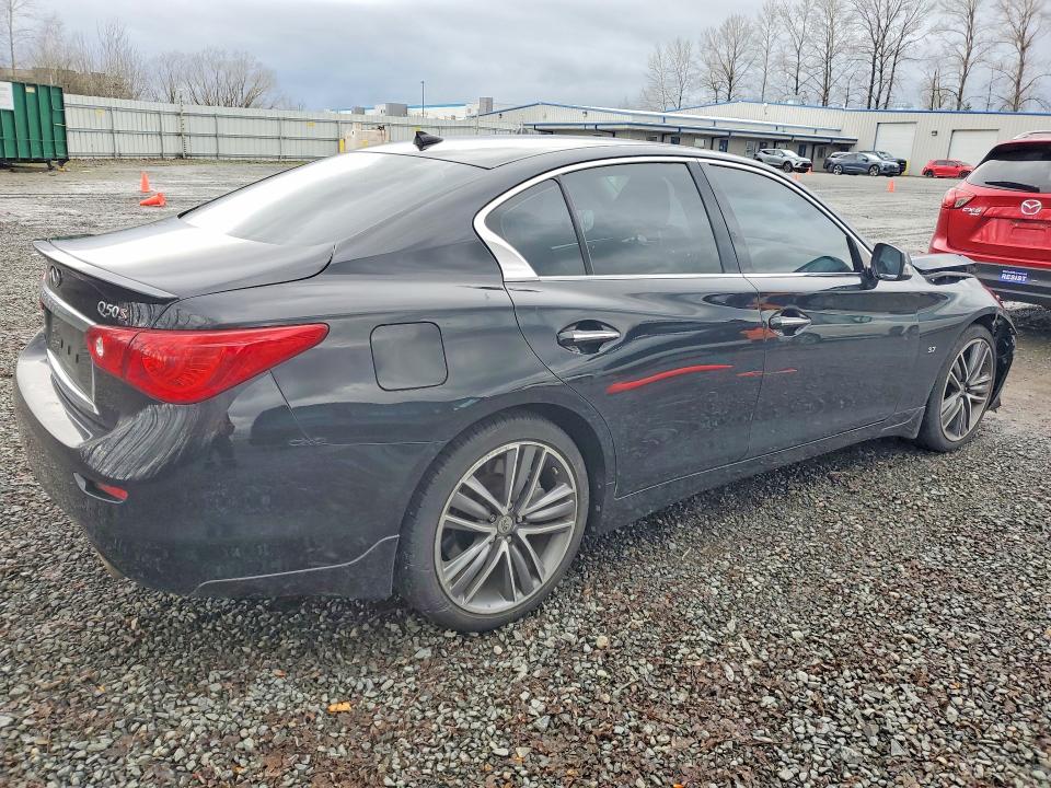 47126716 :رقم المزاد ، JN1BV7AR2FM414885 vin ، 2015 Infiniti Q50 مزاد بيع