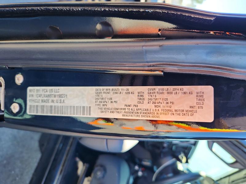 Продажа на аукционе авто 2026 Jeep Wrangler, vin: 1C4PJXAN9TW198271, номер лота: 46896036