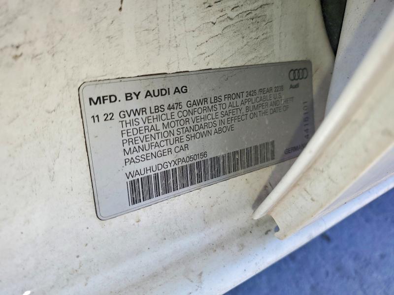 45607386 :رقم المزاد ، WAUHUDGYXPA050156 vin ، 2023 Audi A3 مزاد بيع