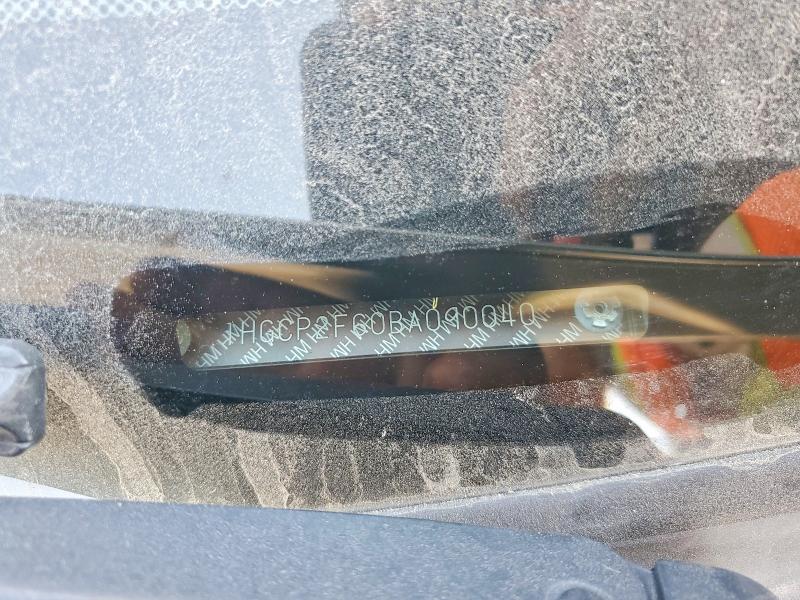 Aukcja sprzedaży 2011 Honda Accord, vin: 1HGCP2F60BA090040, numer aukcji: 45455446